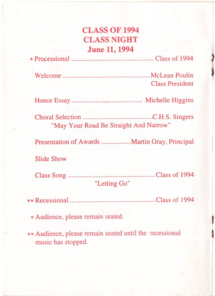 High School Graduation