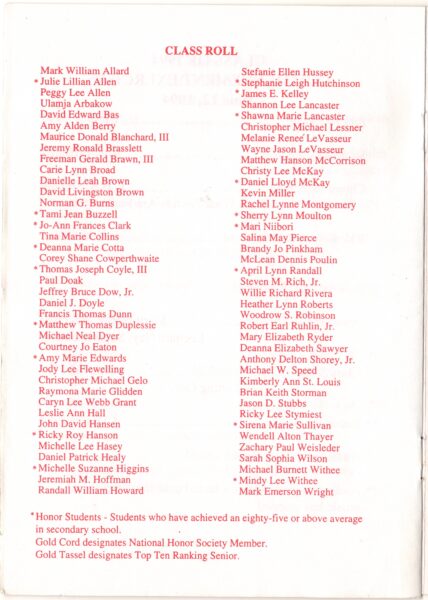 High School Graduation